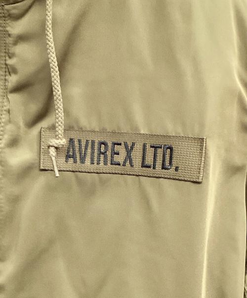 AVIREX（アヴィレックス）AVIREX (アヴィレックス) フーデッドフライトジャケット カーキ サイズ:XL 未使用品の古着・服飾アイテム