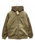 AVIREX（アヴィレックス）の古着「フーデッドフライトジャケット」｜カーキ