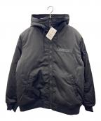 AVIREXアヴィレックス）の古着「フーデッドフライトジャケット」｜ブラック