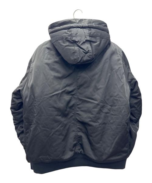 AVIREX（アヴィレックス）AVIREX (アヴィレックス) フーデッドフライトジャケット ブラック サイズ:XL 未使用品の古着・服飾アイテム