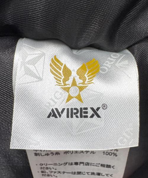 AVIREX（アヴィレックス）AVIREX (アヴィレックス) フーデッドフライトジャケット ブラック サイズ:XL 未使用品の古着・服飾アイテム