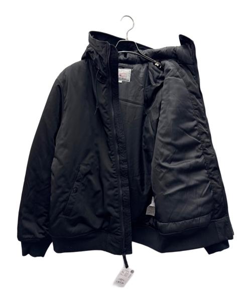 AVIREX（アヴィレックス）AVIREX (アヴィレックス) フーデッドフライトジャケット ブラック サイズ:XL 未使用品の古着・服飾アイテム