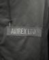 中古・古着 AVIREX (アヴィレックス) フーデッドフライトジャケット ブラック サイズ:XL 未使用品：12000円