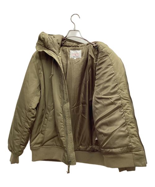 AVIREX（アヴィレックス）AVIREX (アヴィレックス) フーデッドフライトジャケット カーキ サイズ:XL 未使用品の古着・服飾アイテム