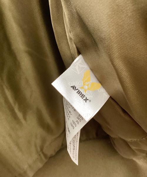AVIREX（アヴィレックス）AVIREX (アヴィレックス) フーデッドフライトジャケット カーキ サイズ:XL 未使用品の古着・服飾アイテム