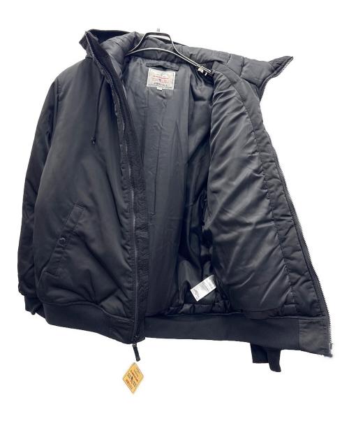 AVIREX（アヴィレックス）AVIREX (アヴィレックス) フーデッドフライトジャケット ブラック サイズ:XL 未使用品の古着・服飾アイテム