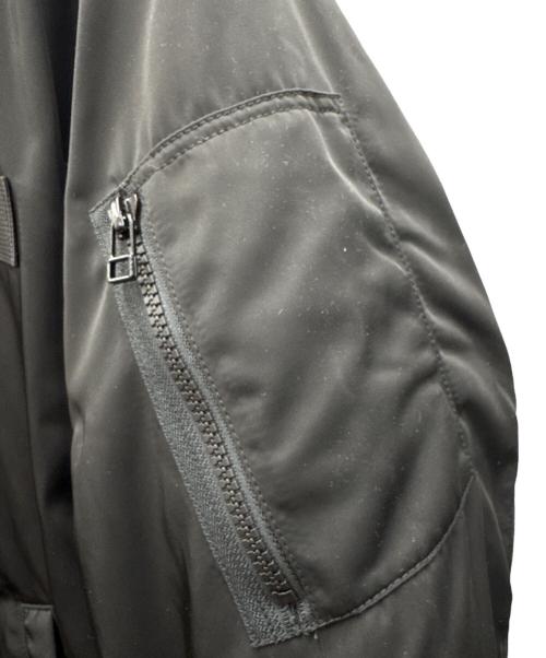 AVIREX（アヴィレックス）AVIREX (アヴィレックス) フーデッドフライトジャケット ブラック サイズ:XL 未使用品の古着・服飾アイテム