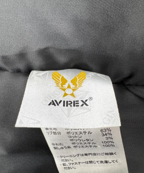 AVIREX（アヴィレックス）AVIREX (アヴィレックス) フーデッドフライトジャケット ブラック サイズ:XL 未使用品の古着・服飾アイテム