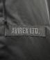 中古・古着 AVIREX (アヴィレックス) フーデッドフライトジャケット ブラック サイズ:XL 未使用品：12000円