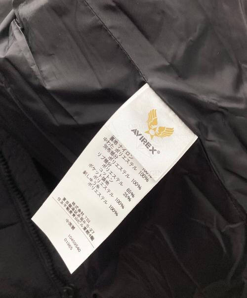 AVIREX（アヴィレックス）AVIREX (アヴィレックス) SIGNATURE LOGO PADDING JACKET ブラック サイズ:2XL 未使用品の古着・服飾アイテム