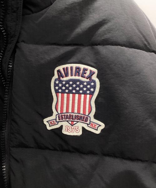 AVIREX（アヴィレックス）AVIREX (アヴィレックス) SIGNATURE LOGO PADDING JACKET ブラック サイズ:2XL 未使用品の古着・服飾アイテム