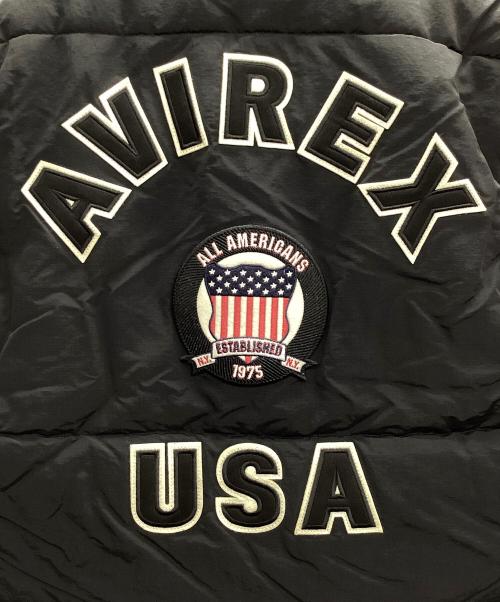 AVIREX（アヴィレックス）AVIREX (アヴィレックス) SIGNATURE LOGO PADDING JACKET ブラック サイズ:2XL 未使用品の古着・服飾アイテム