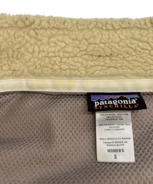 Patagonia（パタゴニア）Patagonia (パタゴニア) シンチラレトロXジャケット ベージュ サイズ:Sの古着・服飾アイテム