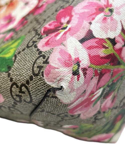 GUCCI（グッチ）GUCCI (グッチ) トートバッグ GGブルームス ベージュ×レッドの古着・服飾アイテム