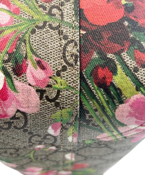 GUCCI（グッチ）GUCCI (グッチ) トートバッグ GGブルームス ベージュ×レッドの古着・服飾アイテム