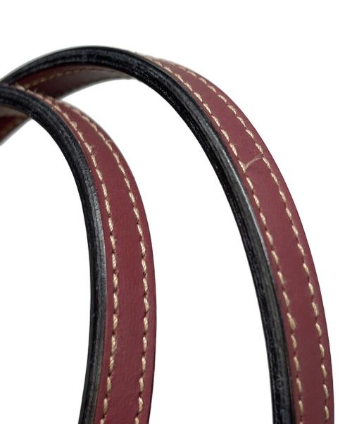 GUCCI（グッチ）GUCCI (グッチ) トートバッグ GGブルームス ベージュ×レッドの古着・服飾アイテム