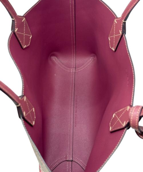 GUCCI（グッチ）GUCCI (グッチ) トートバッグ GGブルームス ベージュ×レッドの古着・服飾アイテム