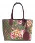 GUCCI（グッチ）の古着「トートバッグ GGブルームス」｜ベージュ×レッド
