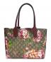 GUCCI (グッチ) トートバッグ GGブルームス ベージュ×レッド：72000円