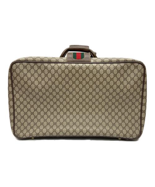 GUCCI（グッチ）GUCCI (グッチ) スーツケース OLD GUCCI  ブラウンの古着・服飾アイテム