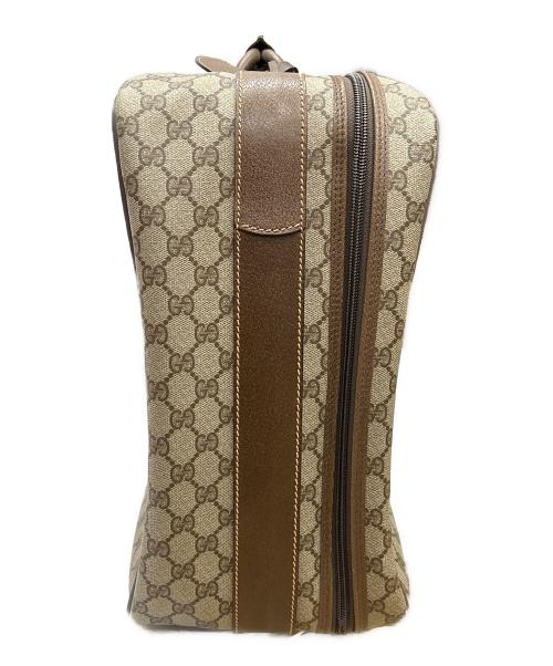 GUCCI（グッチ）GUCCI (グッチ) スーツケース OLD GUCCI  ブラウンの古着・服飾アイテム