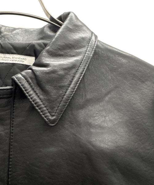 JOURNAL STANDARD（ジャーナルスタンダード）JOURNAL STANDARD (ジャーナルスタンダード) レザージャケット ブラック サイズ:Lの古着・服飾アイテム