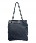 GUCCIグッチ）の古着「ハンドバッグ ブレイデッドハンドル」｜ブラック