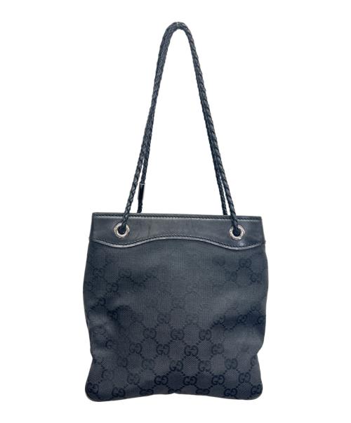 GUCCI（グッチ）GUCCI (グッチ) ハンドバッグ ブレイデッドハンドル ブラックの古着・服飾アイテム