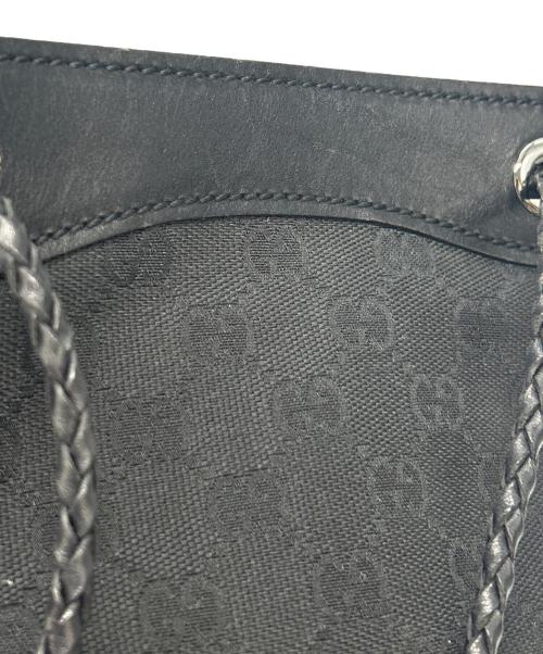 GUCCI（グッチ）GUCCI (グッチ) ハンドバッグ ブレイデッドハンドル ブラックの古着・服飾アイテム