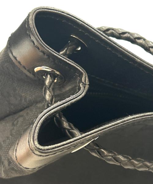 GUCCI（グッチ）GUCCI (グッチ) ハンドバッグ ブレイデッドハンドル ブラックの古着・服飾アイテム