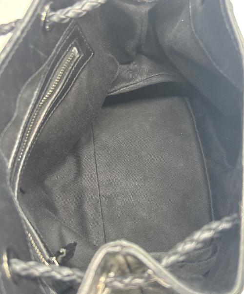 GUCCI（グッチ）GUCCI (グッチ) ハンドバッグ ブレイデッドハンドル ブラックの古着・服飾アイテム