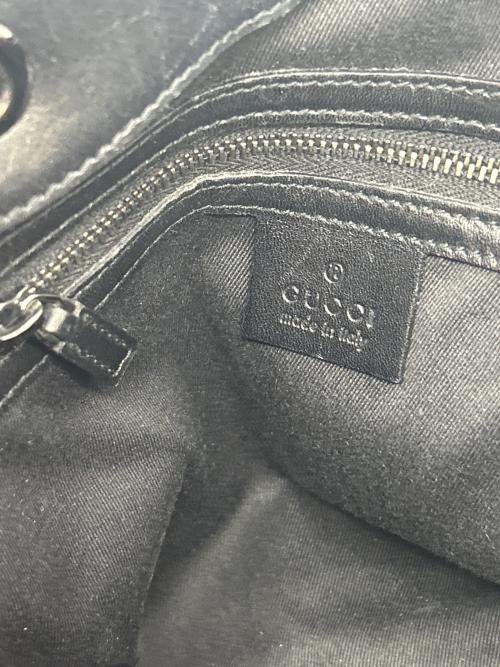 GUCCI（グッチ）GUCCI (グッチ) ハンドバッグ ブレイデッドハンドル ブラックの古着・服飾アイテム