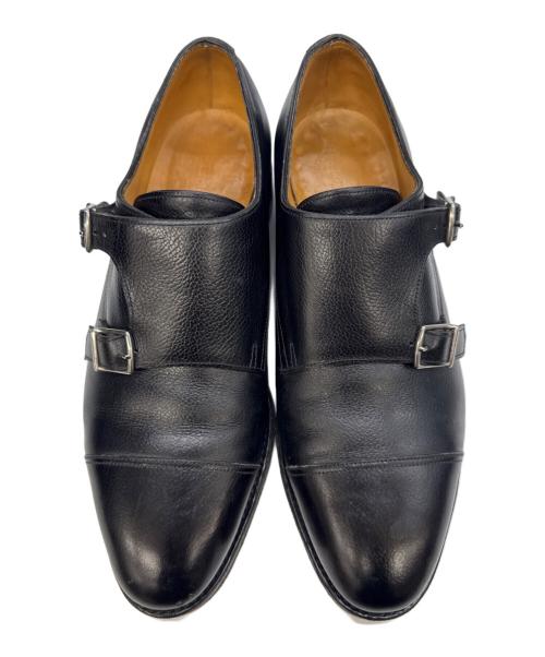 JOHN LOBB（ジョンロブ）JOHN LOBB (ジョンロブ) ダブルモンクストラップシューズ ブラック サイズ:8EEの古着・服飾アイテム