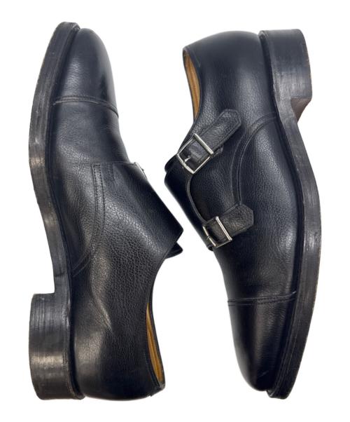 JOHN LOBB（ジョンロブ）JOHN LOBB (ジョンロブ) ダブルモンクストラップシューズ ブラック サイズ:8EEの古着・服飾アイテム