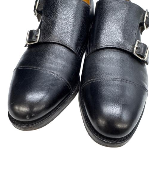 JOHN LOBB（ジョンロブ）JOHN LOBB (ジョンロブ) ダブルモンクストラップシューズ ブラック サイズ:8EEの古着・服飾アイテム