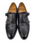 中古・古着 JOHN LOBB (ジョンロブ) ダブルモンクストラップシューズ ブラック サイズ:8EE：60000円
