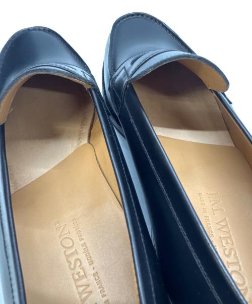 J.M.WESTON（ジェイエムウエストン）J.M.WESTON (ジェイエムウエストン) 180シグネチャーコインローファー ブラック サイズ:6 Dの古着・服飾アイテム