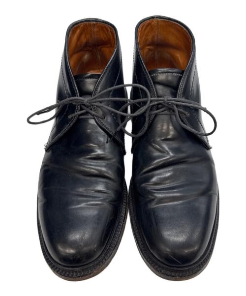 Alden（オールデン）Alden (オールデン) UNITED ARROWS (ユナイテッドアローズ) コードバン チャッカーブーツ ブラック サイズ:8Dの古着・服飾アイテム