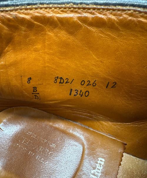 Alden（オールデン）Alden (オールデン) UNITED ARROWS (ユナイテッドアローズ) コードバン チャッカーブーツ ブラック サイズ:8Dの古着・服飾アイテム