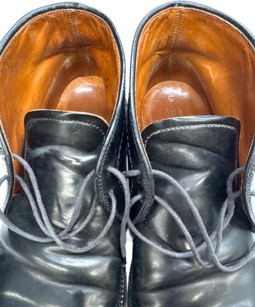 Alden（オールデン）Alden (オールデン) UNITED ARROWS (ユナイテッドアローズ) コードバン チャッカーブーツ ブラック サイズ:8Dの古着・服飾アイテム