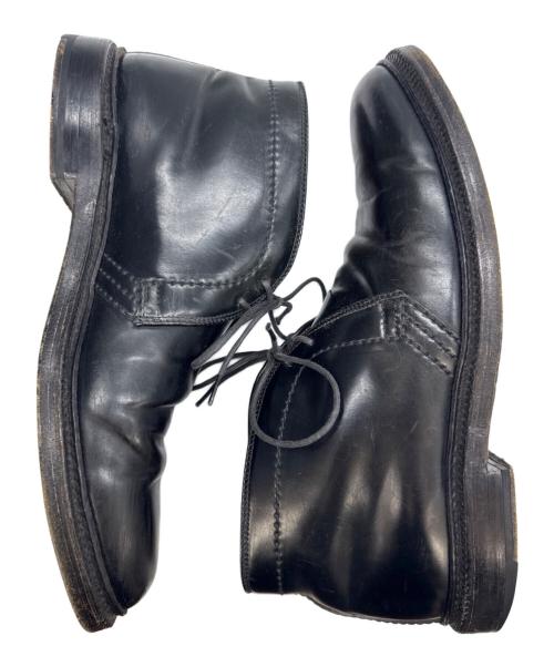 Alden（オールデン）Alden (オールデン) UNITED ARROWS (ユナイテッドアローズ) コードバン チャッカーブーツ ブラック サイズ:8Dの古着・服飾アイテム