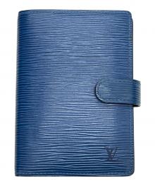 LOUIS VUITTON（ルイ ヴィトン）の古着「手帳カバー エピ アジェンダPM 村上隆 チェリー」｜ブルー