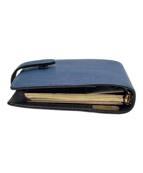 LOUIS VUITTON（ルイ ヴィトン）LOUIS VUITTON (ルイ ヴィトン) 手帳カバー エピ アジェンダPM 村上隆 チェリー ブルーの古着・服飾アイテム