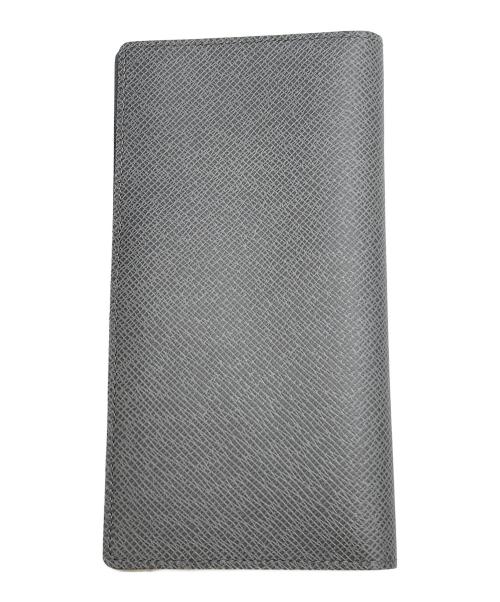 LOUIS VUITTON（ルイ ヴィトン）LOUIS VUITTON (ルイ ヴィトン) 長財布 タイガ ポルトフォイユ・ロン タイガ グラシエ グレーの古着・服飾アイテム