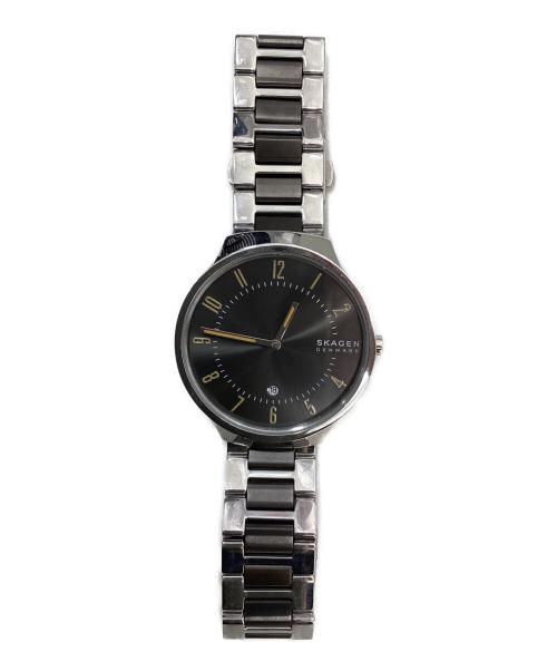 SKAGEN（スカーゲン）SKAGEN (スカーゲン) 腕時計 ブラックの古着・服飾アイテム
