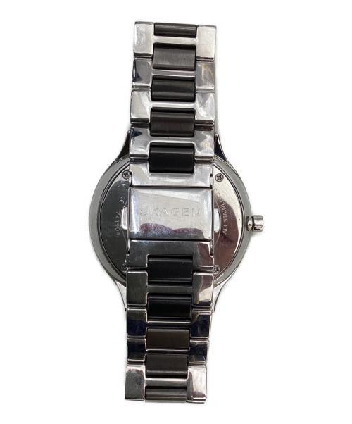 SKAGEN（スカーゲン）SKAGEN (スカーゲン) 腕時計 ブラックの古着・服飾アイテム