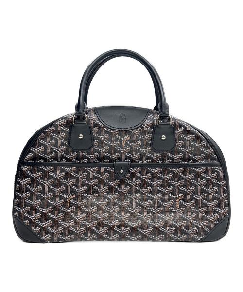 GOYARD（ゴヤール）GOYARD (ゴヤール) ボストンバッグ サンジャンヌMM ブラウン×ブラックの古着・服飾アイテム