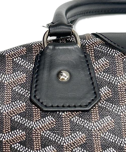 GOYARD（ゴヤール）GOYARD (ゴヤール) ボストンバッグ サンジャンヌMM ブラウン×ブラックの古着・服飾アイテム