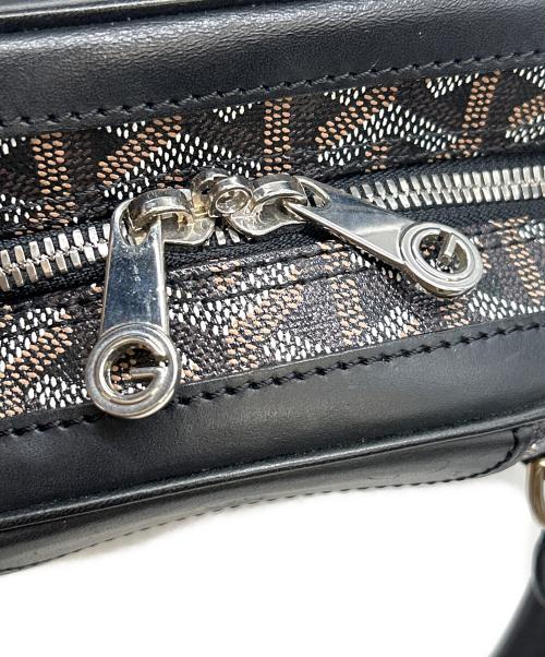 GOYARD（ゴヤール）GOYARD (ゴヤール) ボストンバッグ サンジャンヌMM ブラウン×ブラックの古着・服飾アイテム