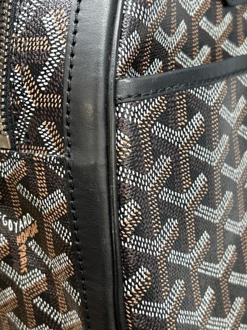 GOYARD（ゴヤール）GOYARD (ゴヤール) ボストンバッグ サンジャンヌMM ブラウン×ブラックの古着・服飾アイテム
